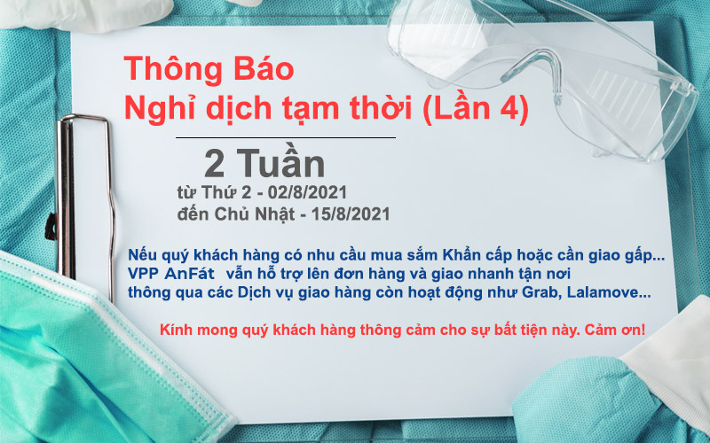 Thông báo Nghỉ dịch tạm thời LẦN 4